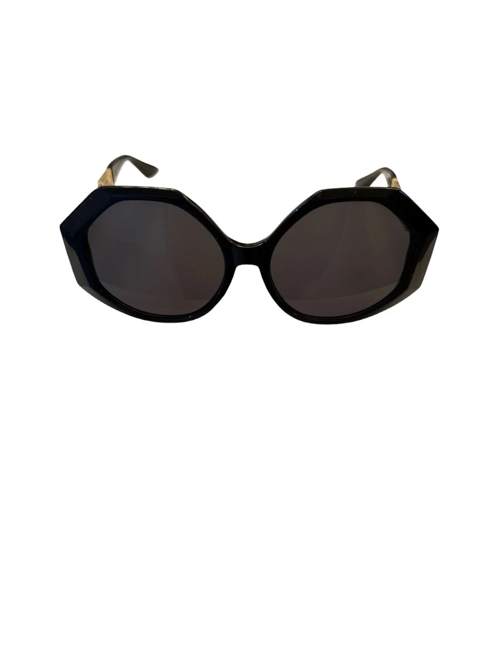 Black Oversized Octagonal Sunglasses - Women Accessories - Picture 1 of 4